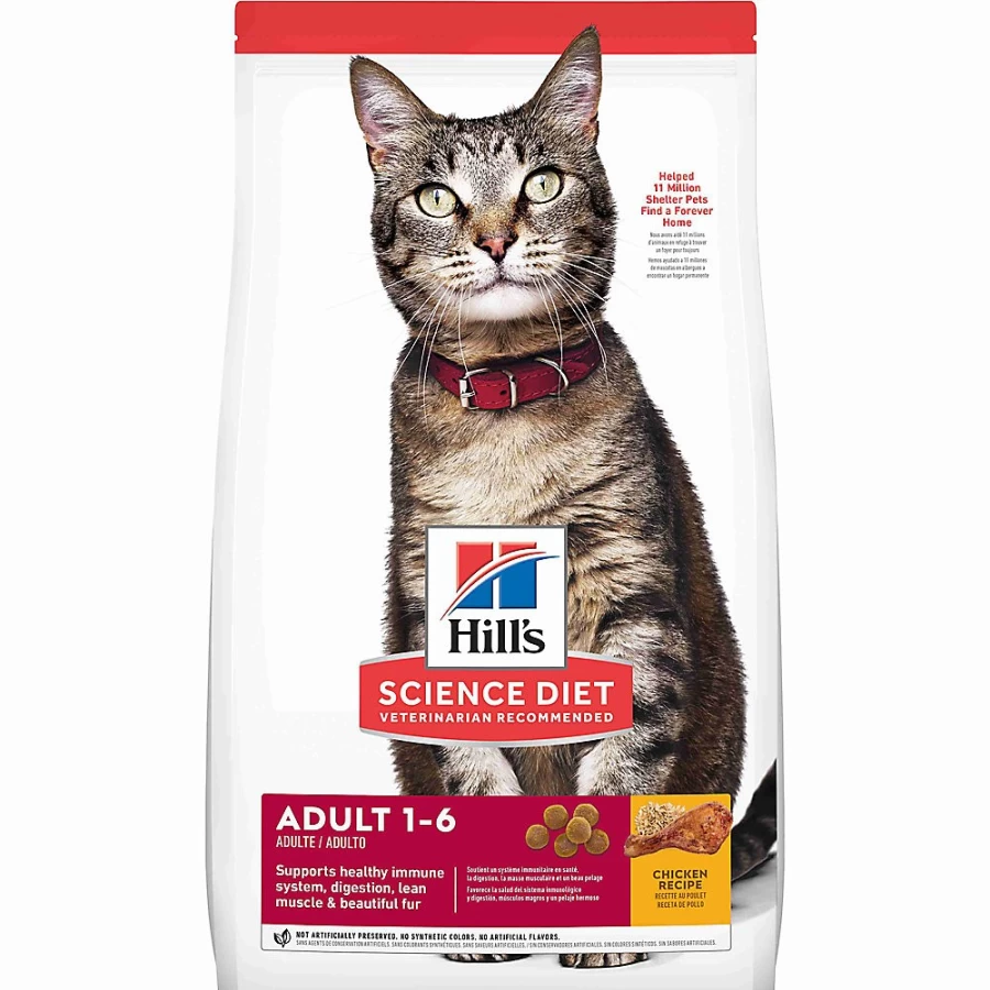 PetSmart Hill's Science Diet Adult Dry Cat Food - Chicken Recipe for Optimal Health