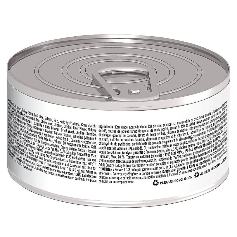 PetSmart Hill's Science Diet Adult Cat Food Wet Minced Recipe in Gravy - 5.5 oz Can, Highly Digestible Protein for Optimal Health
