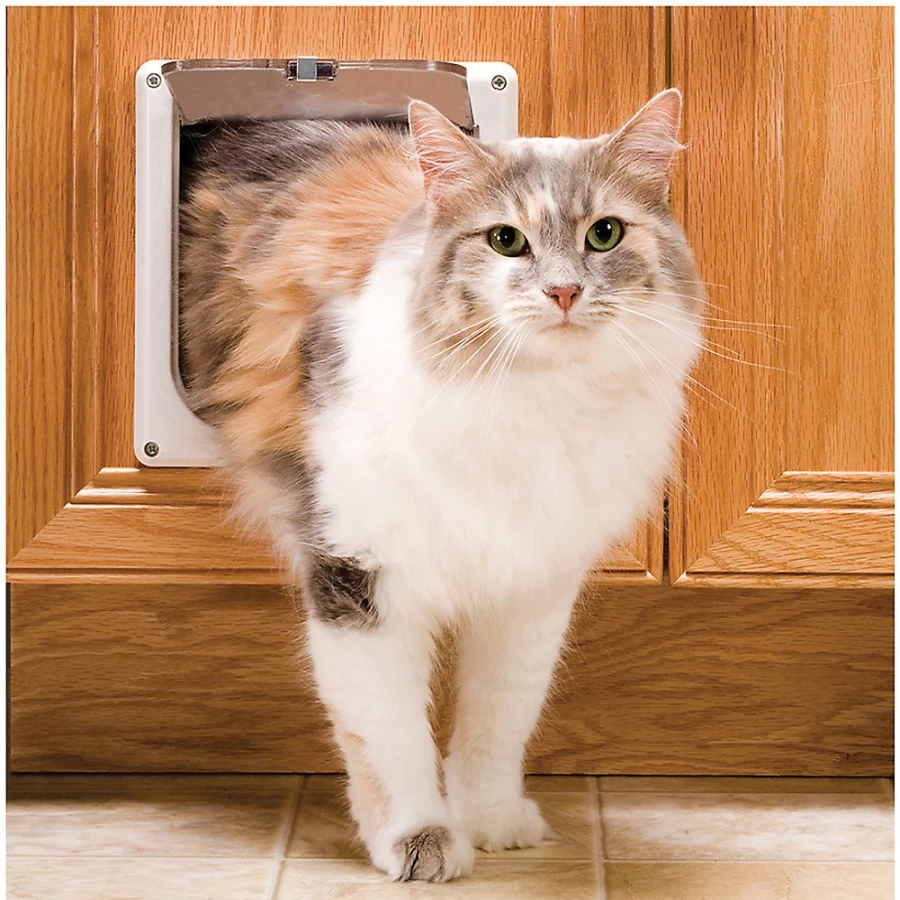 PetSmart Automatic Cat Flap - Secure Pet Door for Indoor & Outdoor Cats