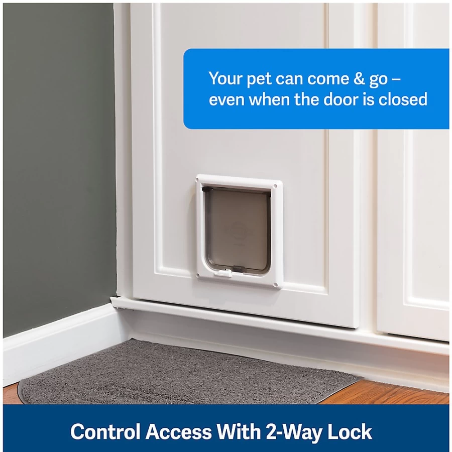 PetSmart Automatic Cat Flap - Secure Pet Door for Indoor & Outdoor Cats