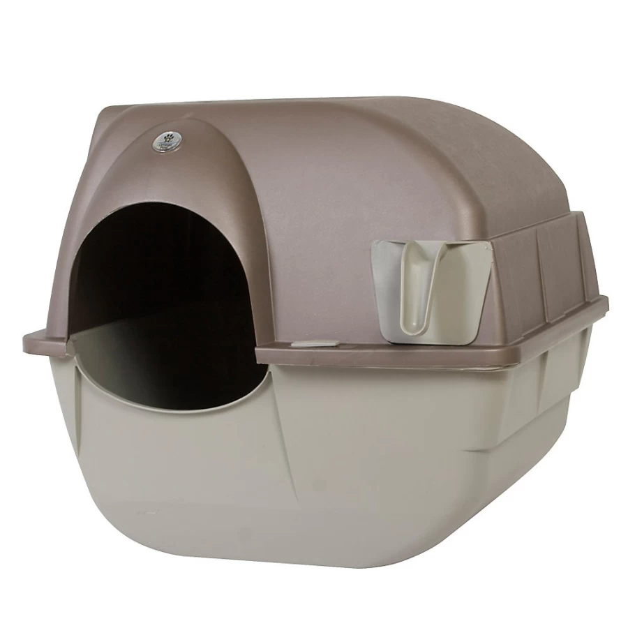 PetSmart Omega Paw Roll N' Clean Self-Cleaning Litter Box for Cats – Easy Maintenance Odor Control