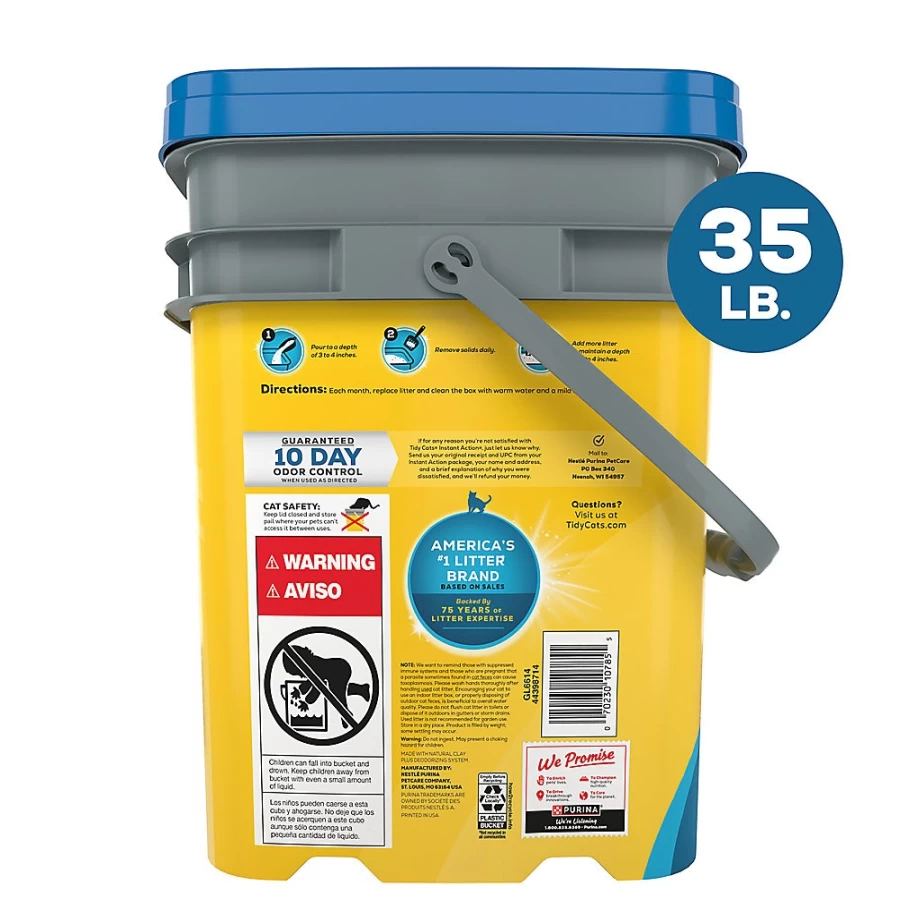 Purina Tidy Cats Clumping Clay Cat Litter for Multiple Cats - Low Dust, Instant Odor Control | PetSmart
