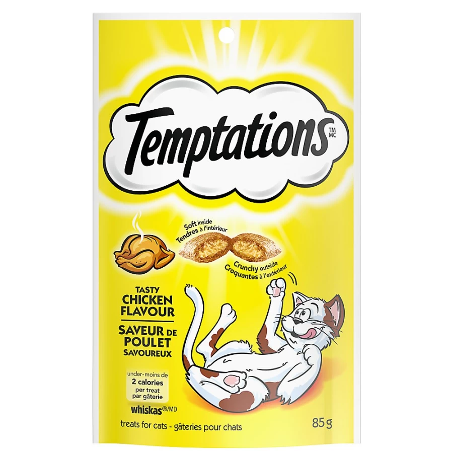 PetSmart Classic Temptations Adult Cat Treats - Irresistible Crunchy Cat Snacks