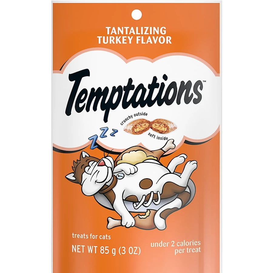 PetSmart Tantalizing Turkey Flavor Cat Treats - Soft & Crunchy Classic Adult Cat Snacks by Temptationstrade
