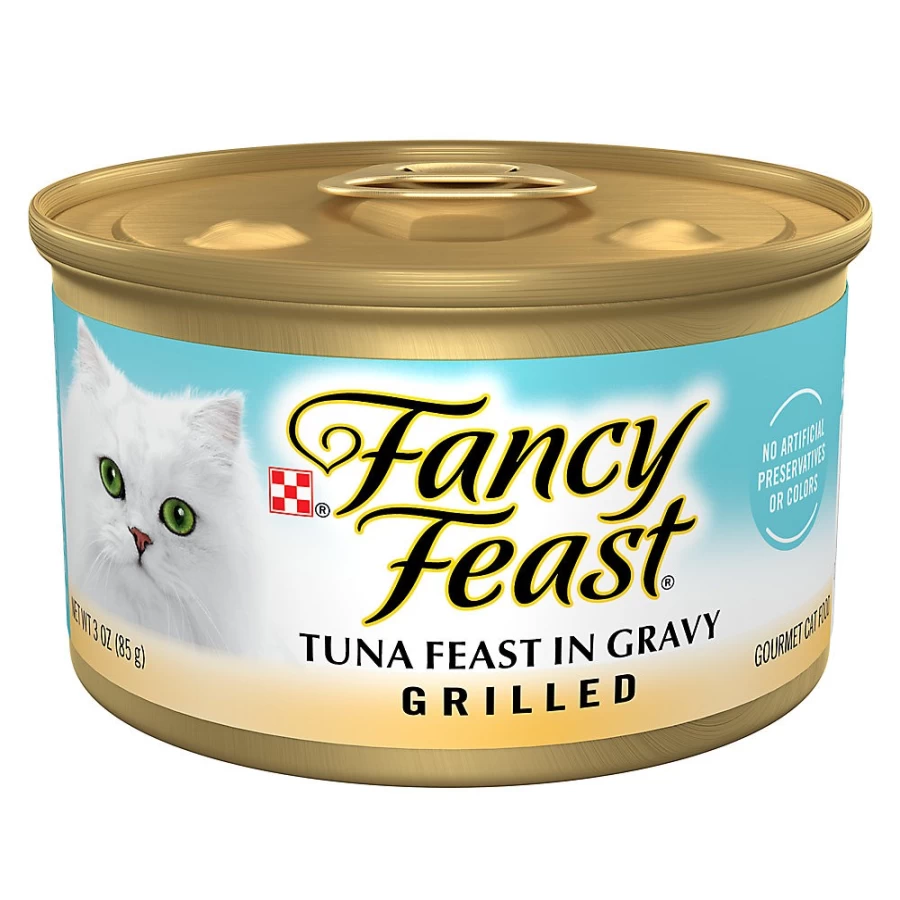 PetSmart Fancy Feast High-Protein Wet Cat Food for All Life Stages - 3.33 oz. with Essential Vitamins