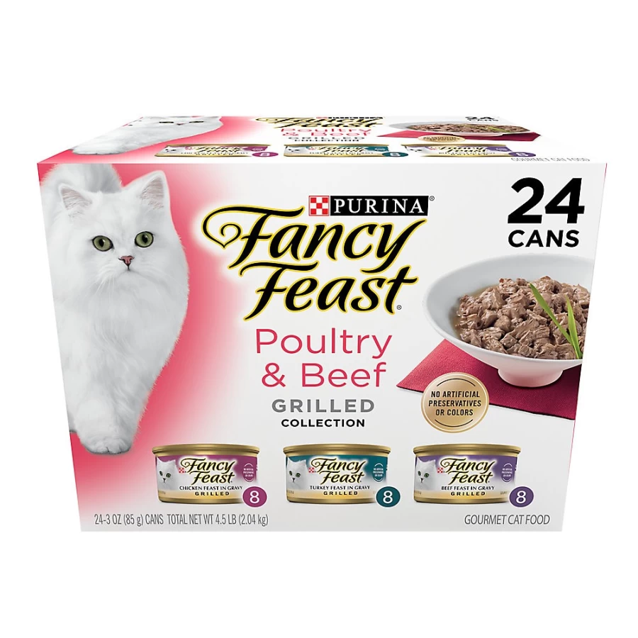 PetSmart Fancy Feast All Life Stages Wet Cat Food, 5.53 lb Pack, Vitamin-Enriched for Complete Nutrition