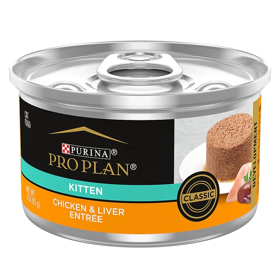 Purina Pro Plan Focus Kitten Wet Food High-Protein Vitamins 3oz Can - PetSmart