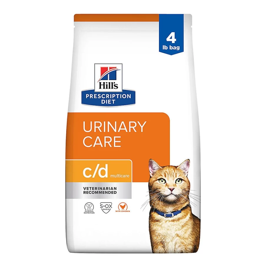 Hill's Prescription Diet c/d Multicare Urinary Care Dry Cat Food - Chicken Flavor for Urinary Health | PetSmart