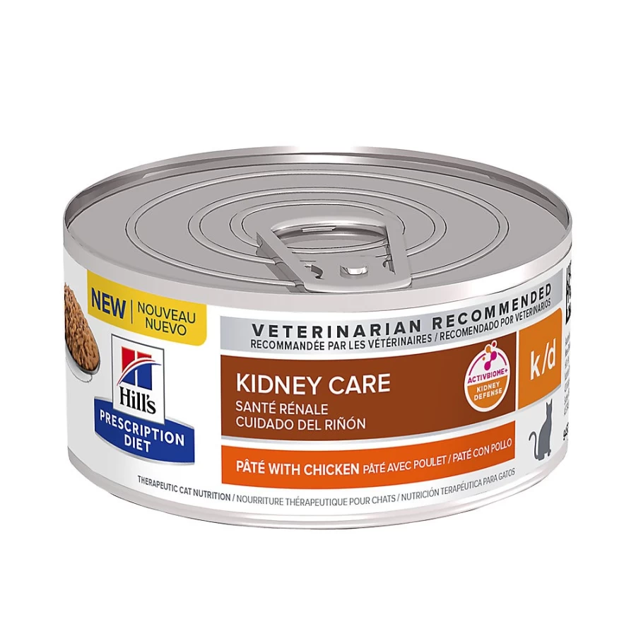 PetSmart Hill's Prescription Diet k/d Kidney Care Dry Cat Food - Chicken Flavor, Veterinary Recommended Renal Support for Cats