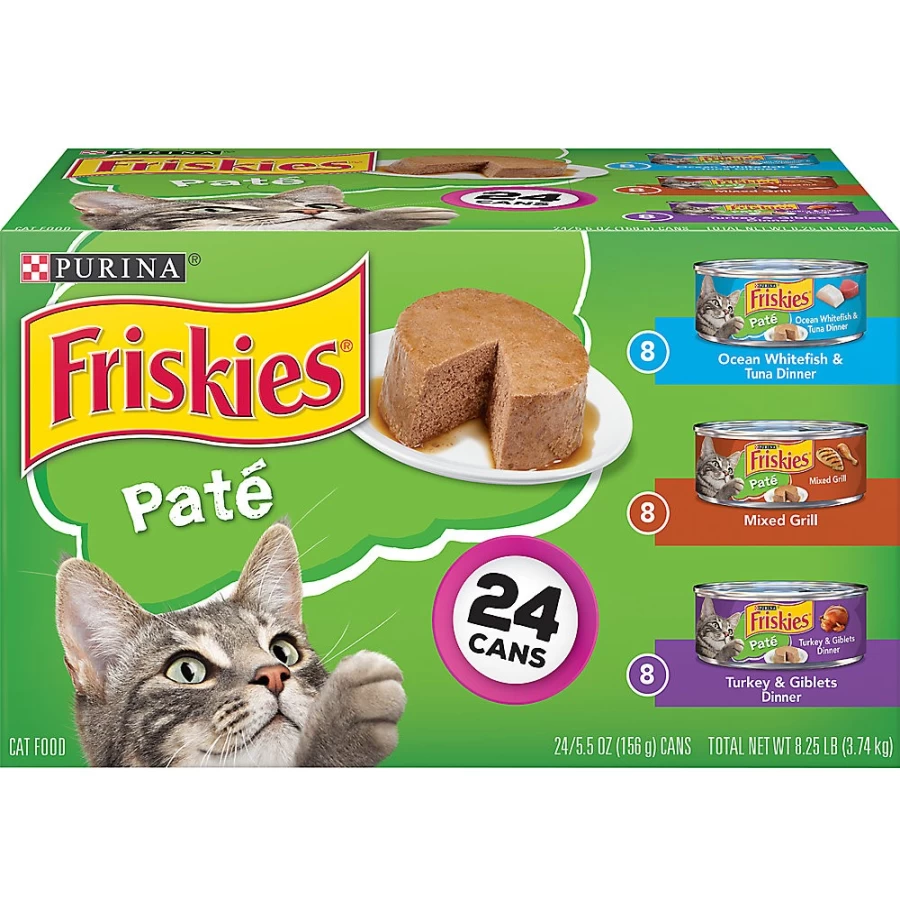 Purina Friskies Pate Wet Cat Food for Adults, 9.4 lb Bulk Pack | PetSmart