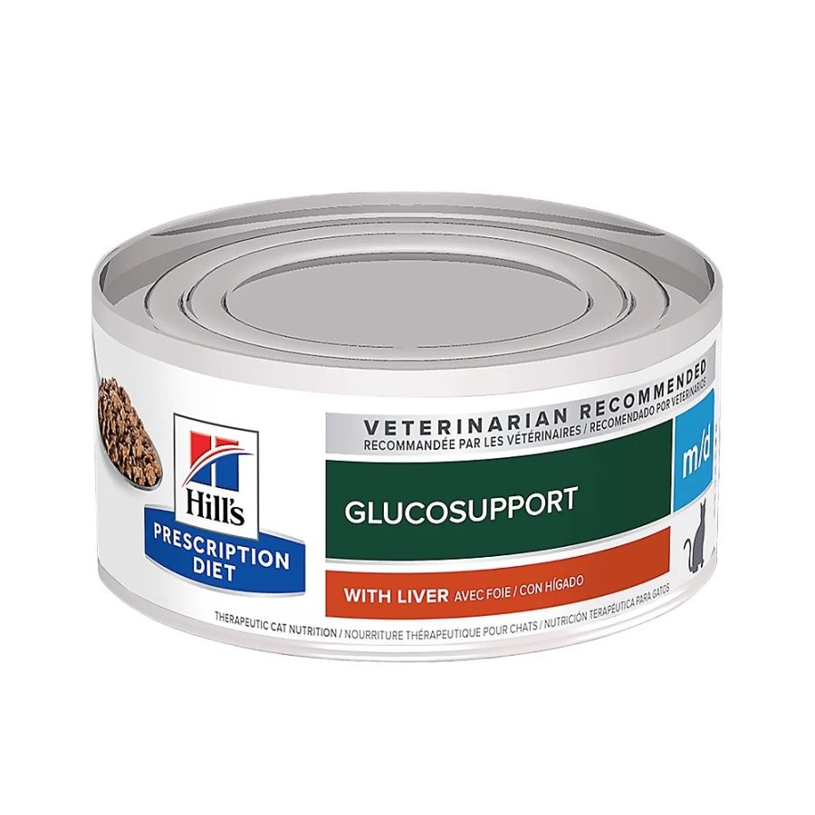 Hill's Prescription Diet m/d Glucose & Weight Management Dry Cat Food - Liver Flavor | PetSmart