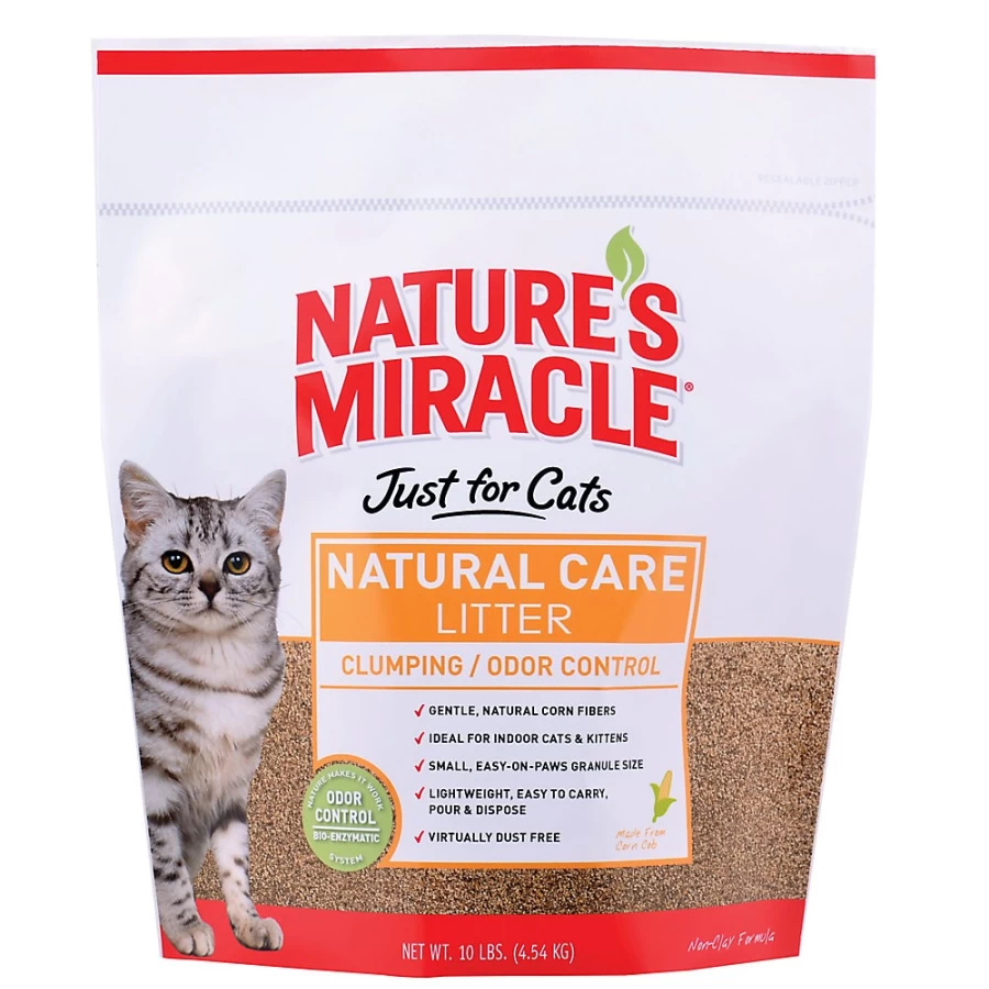 PetSmart Lightweight Clumping Corn Cat Litter - Natural, Low Dust, Eco-Friendly by Nature's Miracle