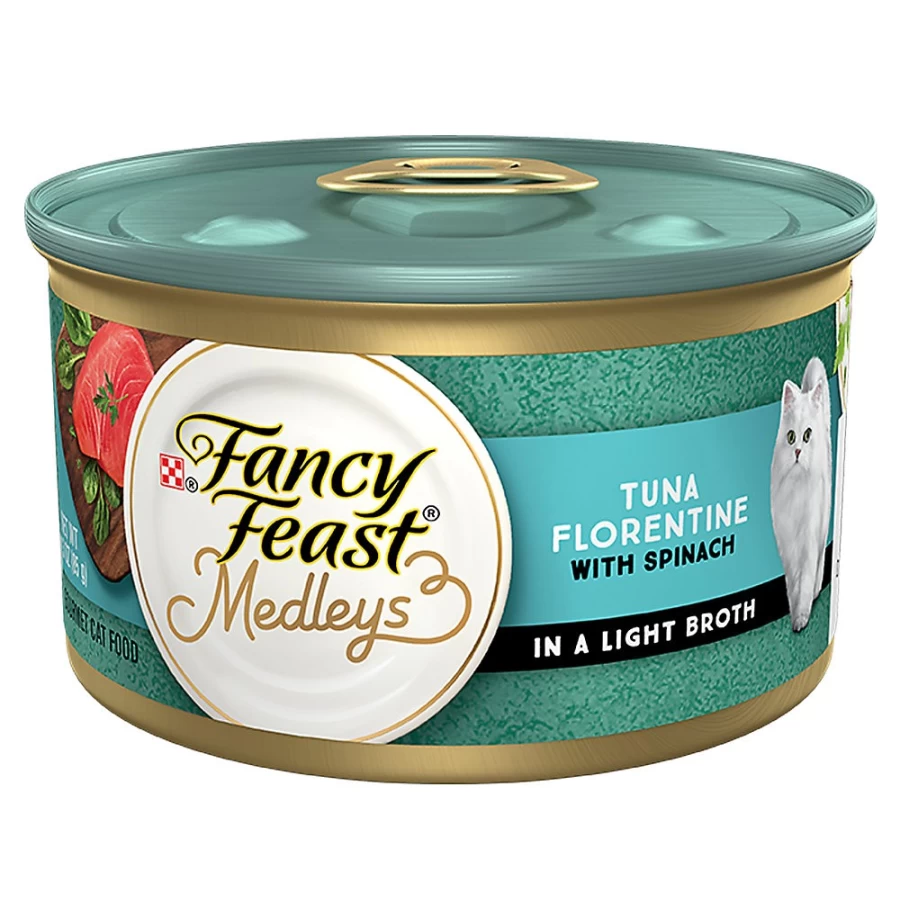 PetSmart Fancy Feast Medleys Adult Wet Cat Food - 3.33 oz. Can, Vitamin-Enriched Gourmet Recipes