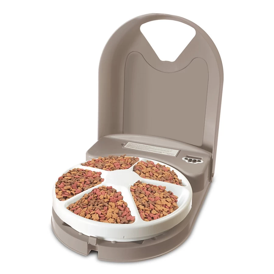 PetSmart 5-Meal Automatic Pet Feeder - Programmable Dog & Cat Food Dispenser by PetSafe Eatwell