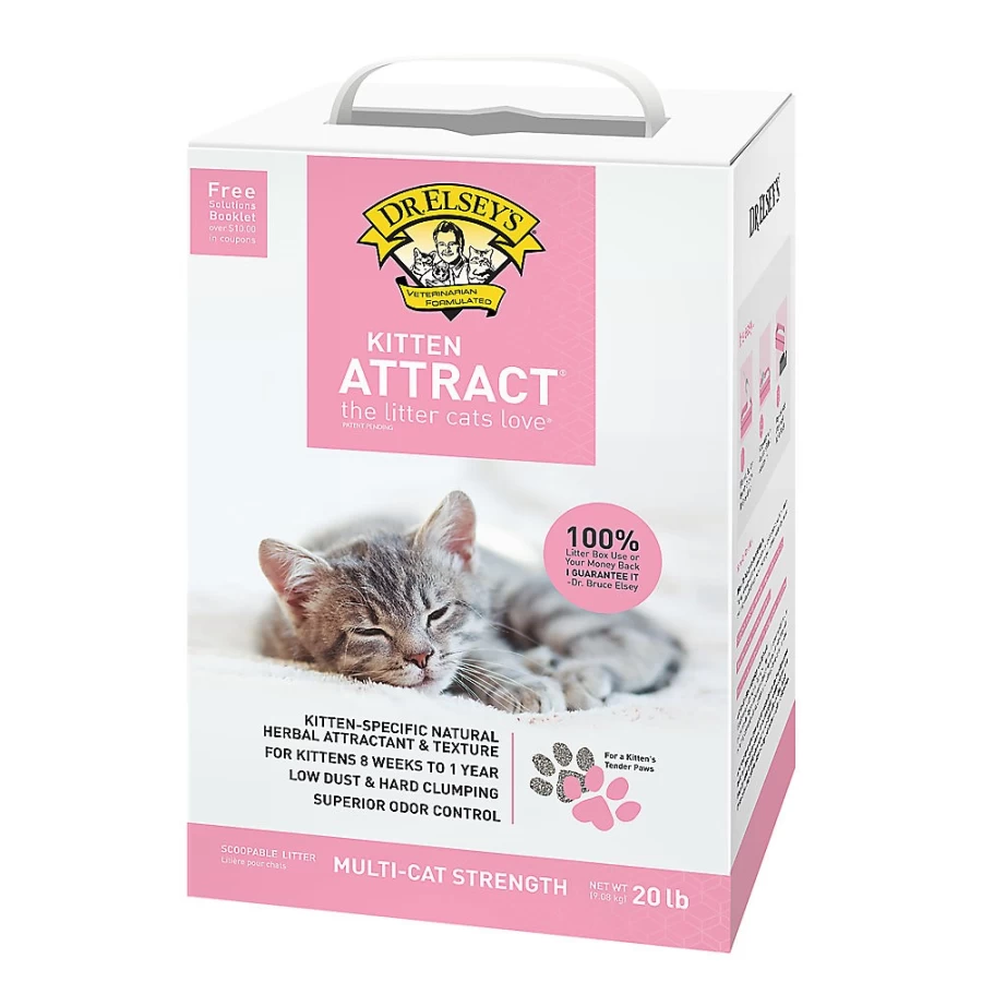 PetSmart Dr. Elsey's Precious Cat Kitten Attract Clumping Clay Litter - Low Dust, Multi-Cat Formula