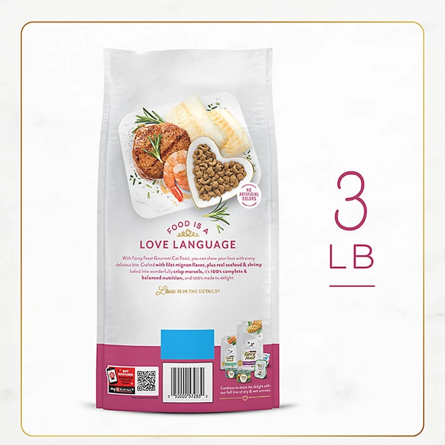 PetSmart Fancy Feast Dry Cat Food for All Life Stages - Enriched with Essential Vitamins