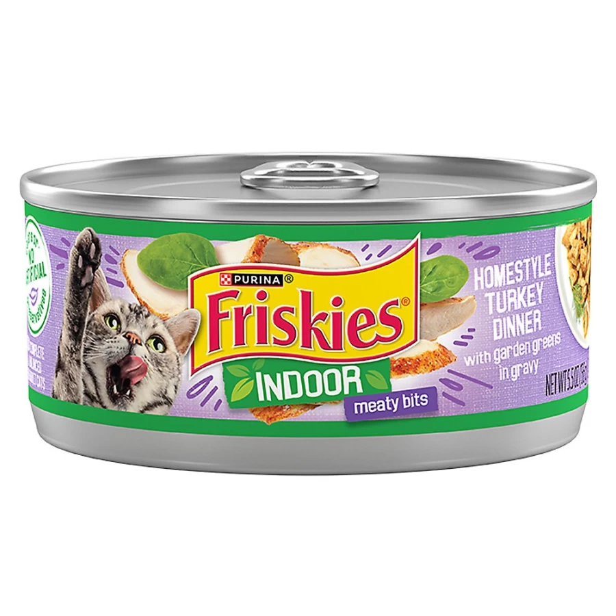 Purina Friskies Indoor Adult Wet Cat Food with Antioxidants - 6.04 oz Can | PetSmart