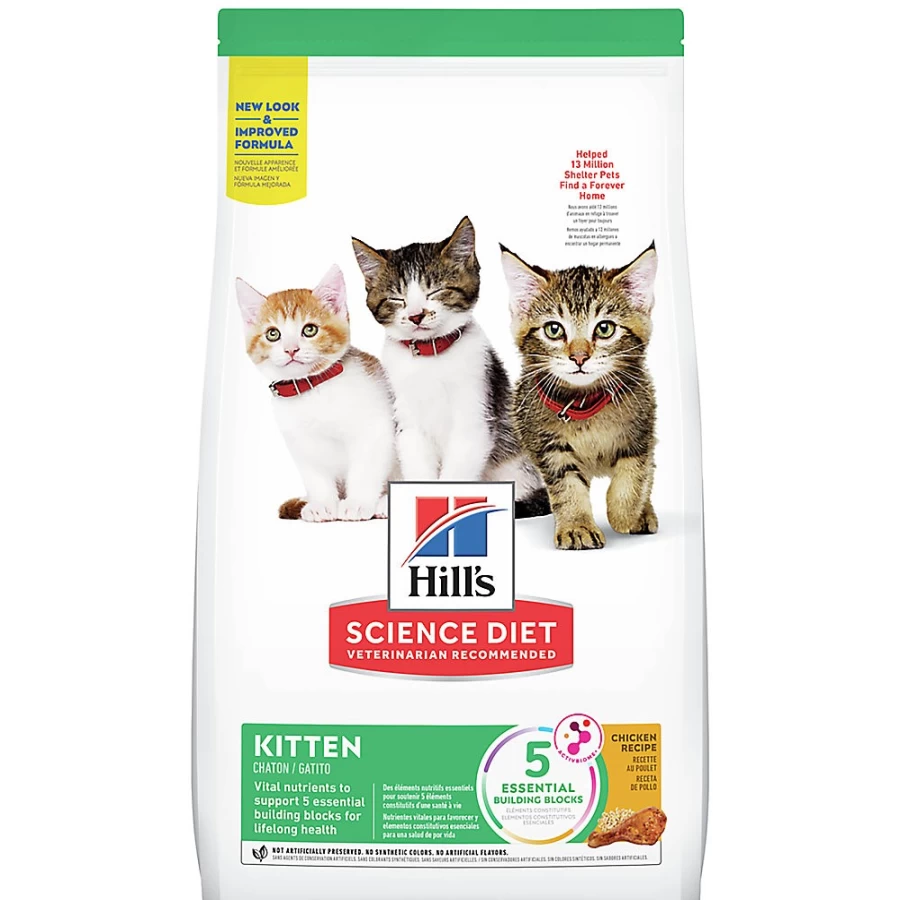 PetSmart Hill's Science Diet Kitten Dry Cat Food with Chicken - Premium Nutrition for Growing Cats