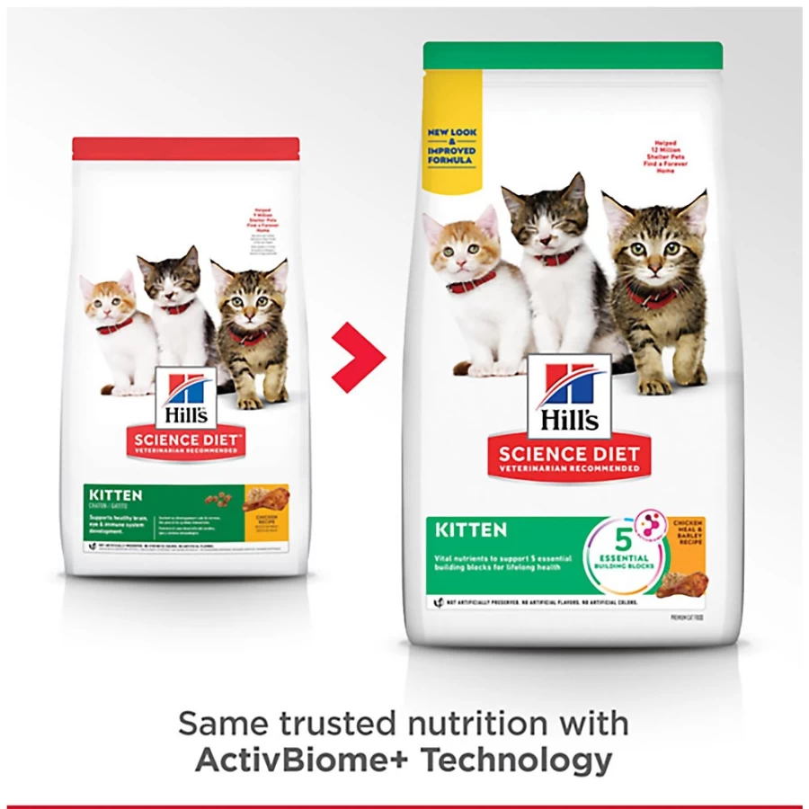 PetSmart Hill's Science Diet Kitten Dry Cat Food with Chicken - Premium Nutrition for Growing Cats