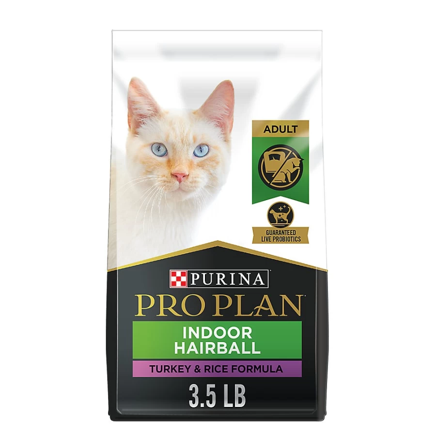 Purina Pro Plan Focus Indoor Adult Dry Cat Food with Turkey & Rice - High Fiber, Vitamins for Indoor Cats | PetSmart