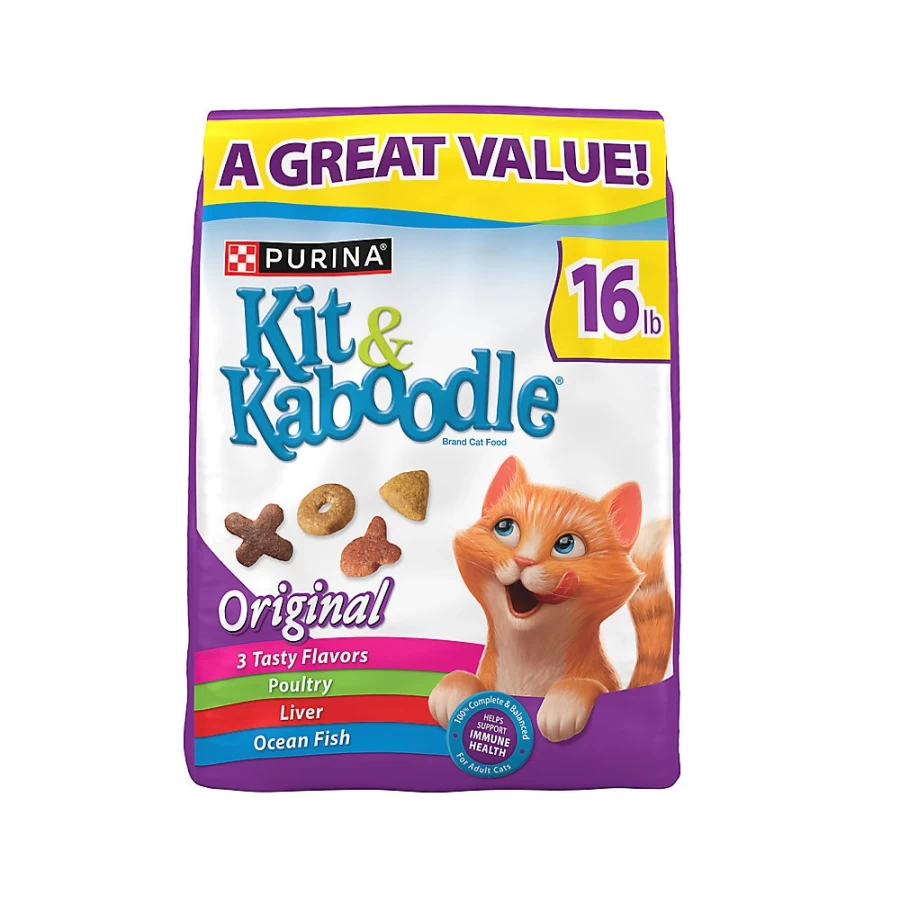 Purina Kit & Kaboodle Original Dry Cat Food with Chicken & Vitamins for Adult Cats | PetSmart