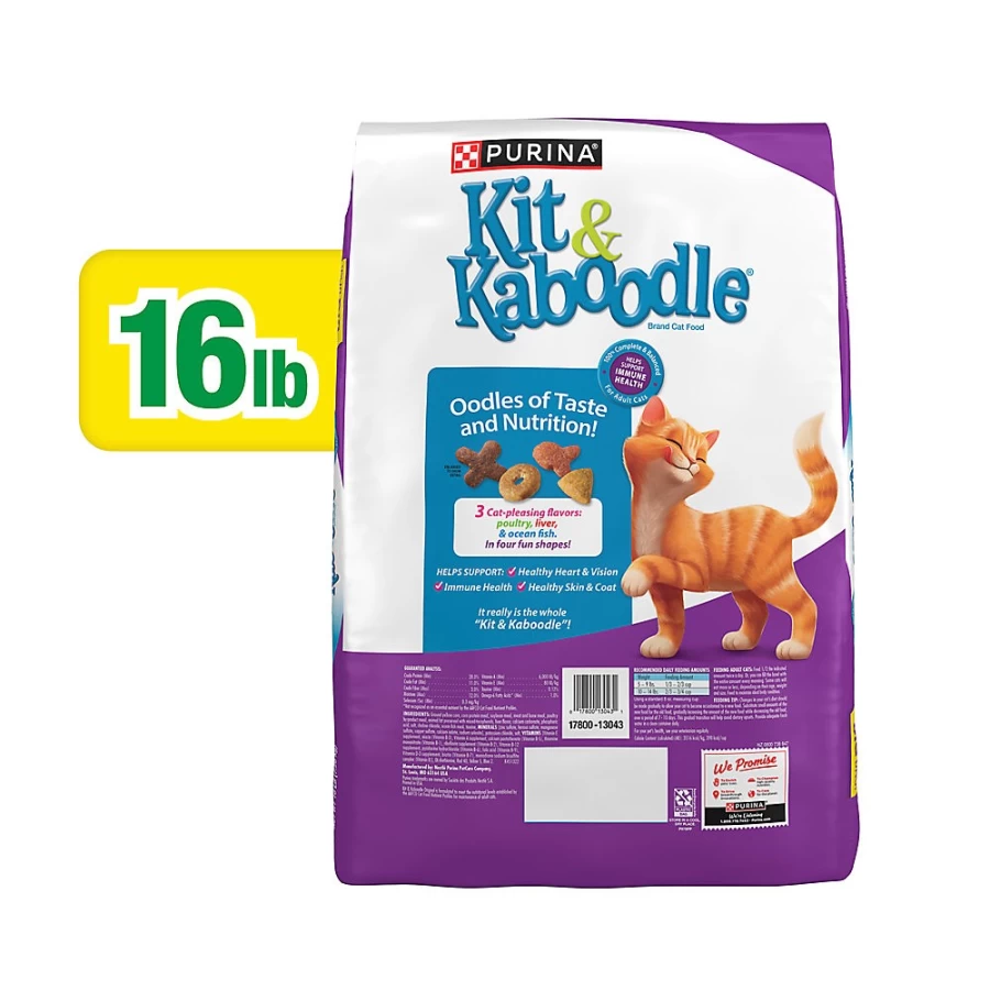 Purina Kit & Kaboodle Original Dry Cat Food with Chicken & Vitamins for Adult Cats | PetSmart