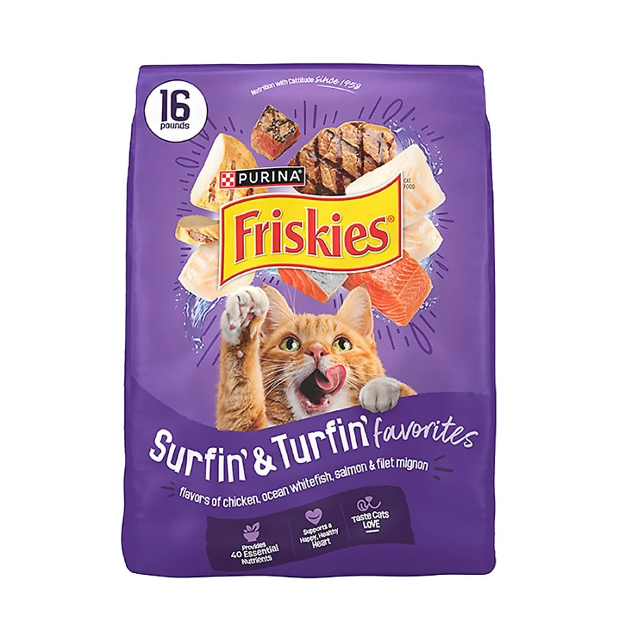 Purina Friskies Adult Dry Cat Food with Antioxidants | PetSmart