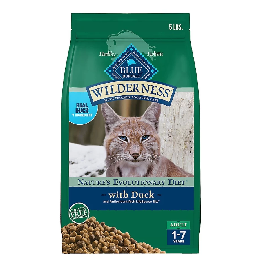 PetSmart Blue Buffalo Wilderness Grain-Free Adult Dry Cat Food with Duck Recipe