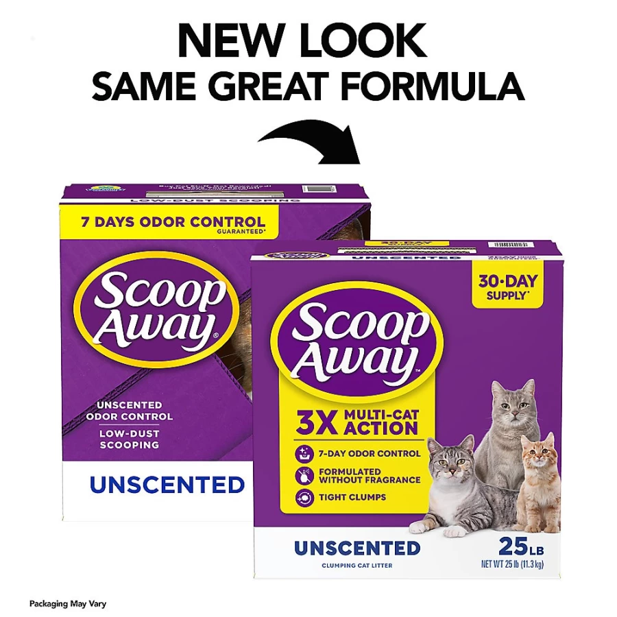 PetSmart Scoop Away Clumping Clay Cat Litter - Unscented, Low Dust, 20 lb