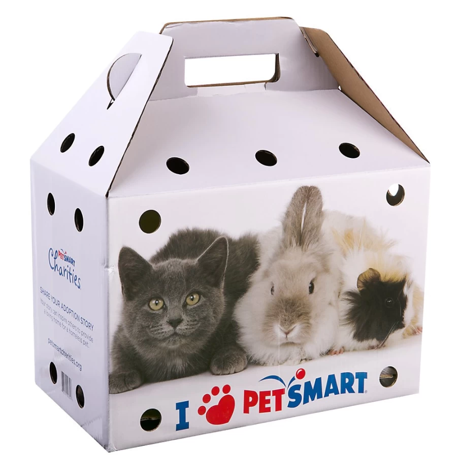 PetSmart Grreat Choice Pet Carrier – Secure & Comfortable Adoption Travel Box for Dogs & Cats