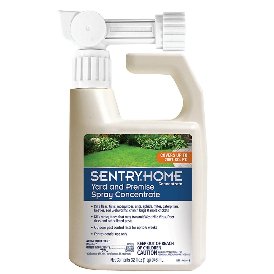PetSmart SENTRY HOME Flea & Tick Yard & Premise Spray Concentrate for Effective Pest Control