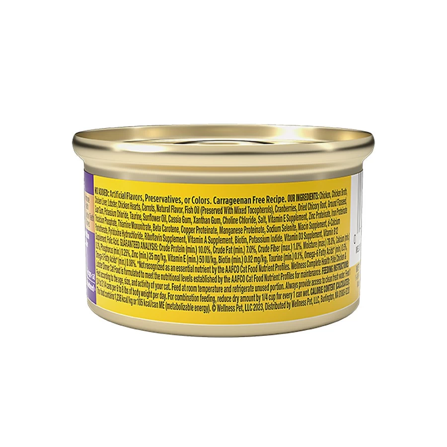 "PetSmart Wellness Complete Health Grain-Free Natural Pate Cat Food for Optimal Feline Nutrition"