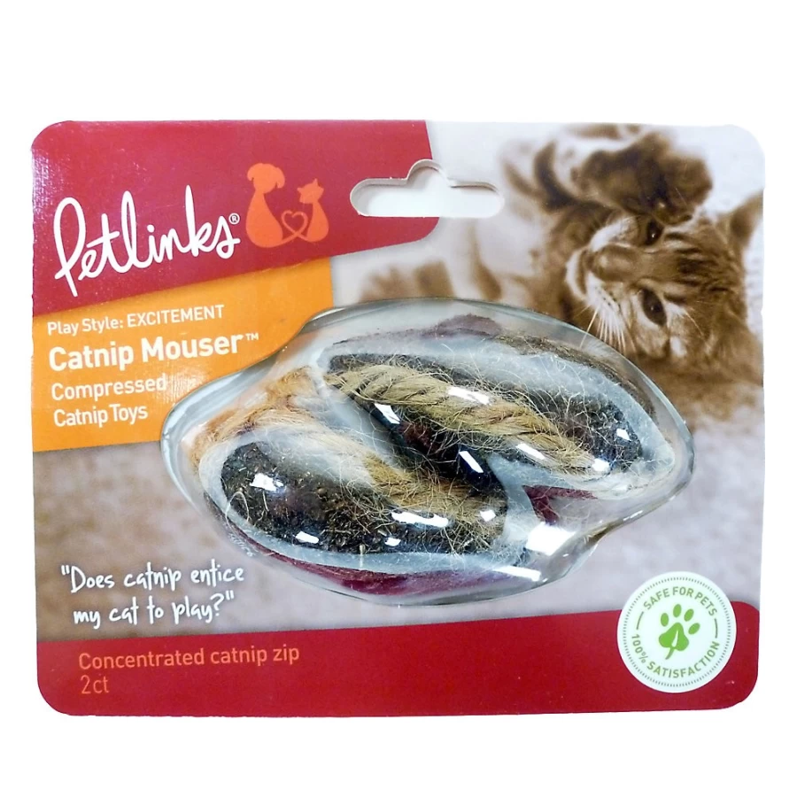 PetSmart Catnip-Infused Mouser Cat Toy by Petlinks - Interactive Play for Cats