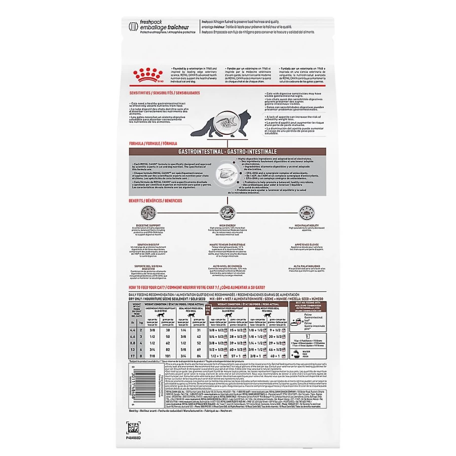 "Royal Canin Veterinary Diet Adult Gastrointestinal Dry Cat Food | PetSmart"