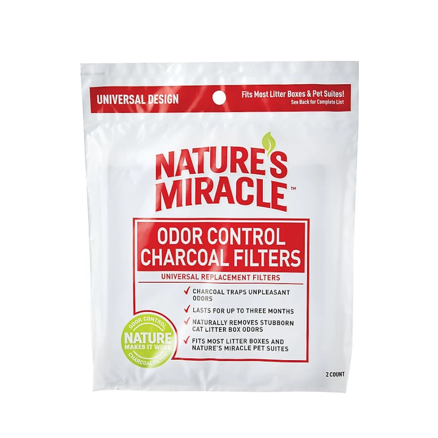 PetSmart Nature's Miracle Odor Control Cat Litter Box with Charcoal Filter – Eliminates Smells Effectively