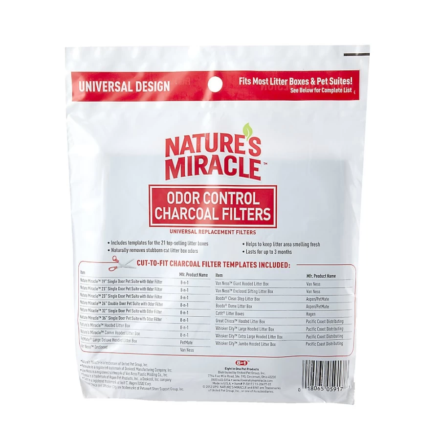 PetSmart Nature's Miracle Odor Control Cat Litter Box with Charcoal Filter – Eliminates Smells Effectively