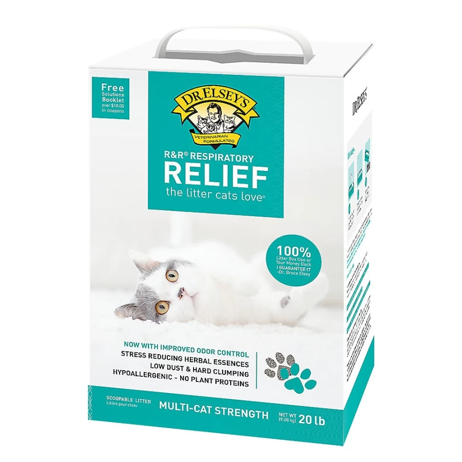 PetSmart Dr. Elsey's Precious Cat Respiratory Relief Clumping Clay Litter - Low Dust, Multi-Cat Formula