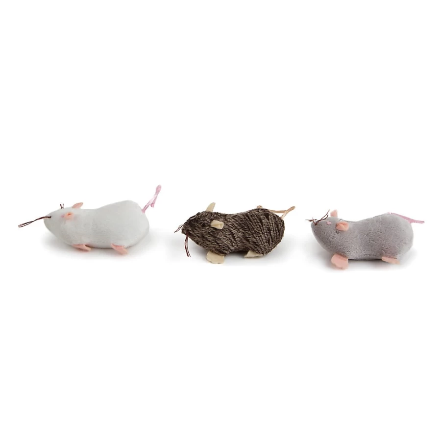 PetSmart Lil Creeperstrade; 3-Pack Interactive Mice Cat Toys for Play & Exercise