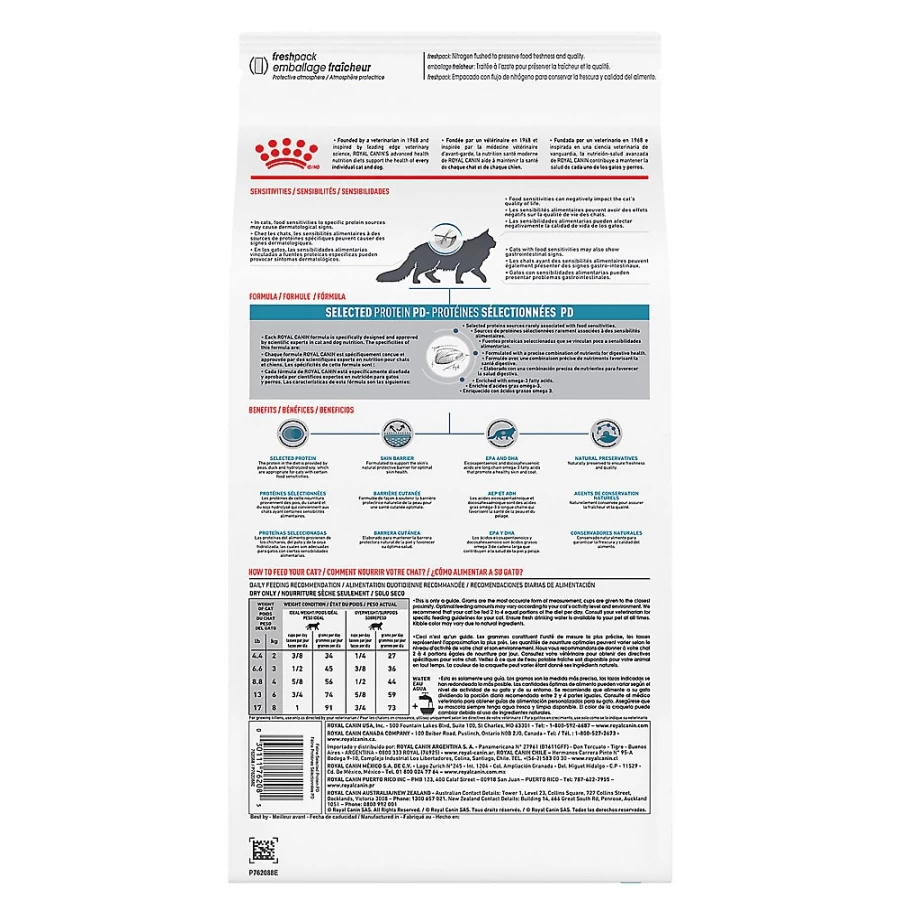 Royal Canin Veterinary Diet Adult Selected Protein PD Dry Cat Food - Hypoallergenic Formula for Cats by PetSmart