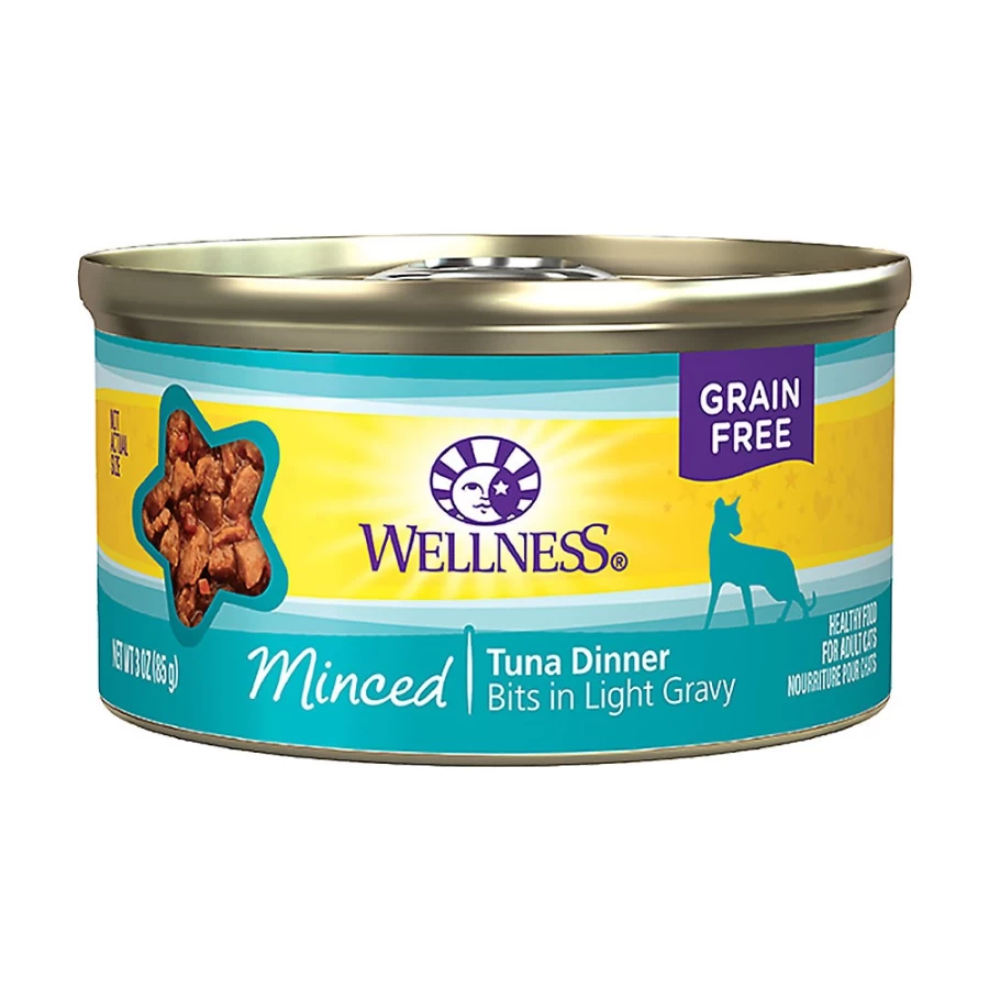 PetSmart Grain-Free Wellness Minced Cat Food - Natural Wet Food for Cats