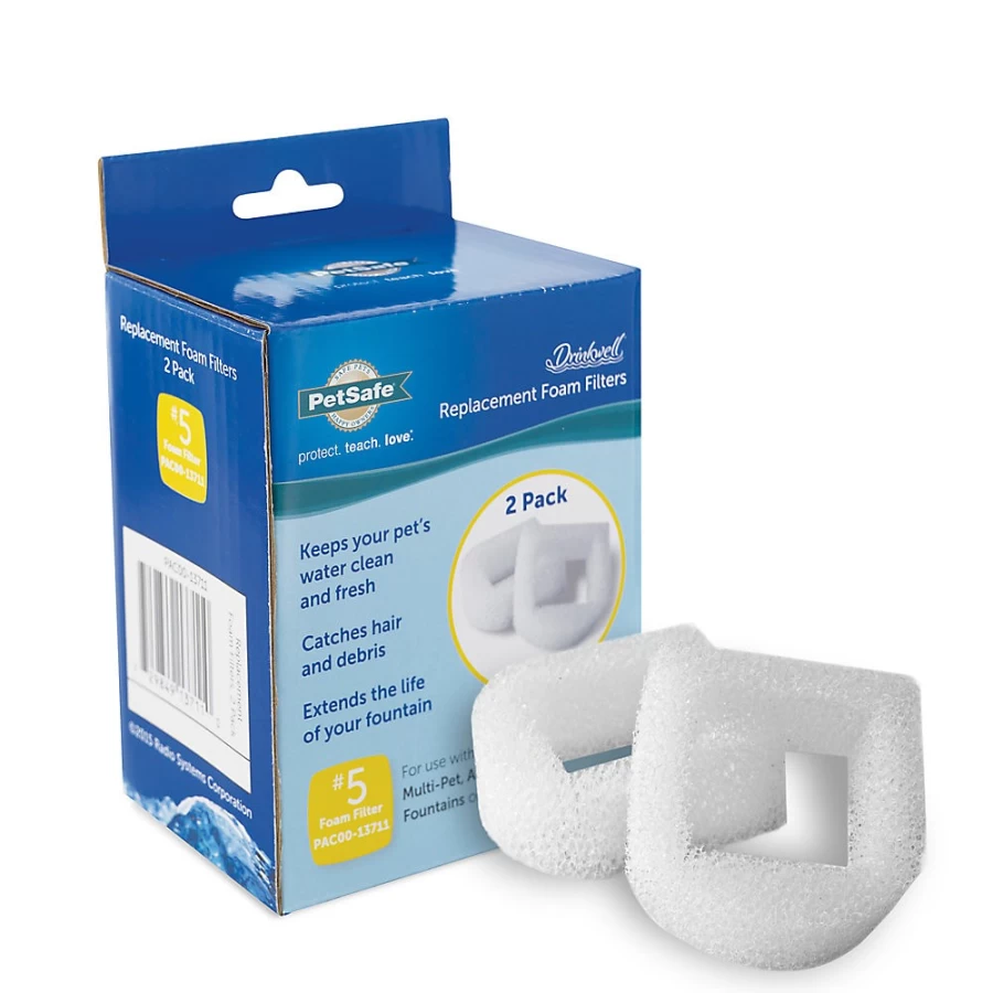 PetSmart Drinkwell Pet Fountain Replacement Foam Filters for Cats and Dogs