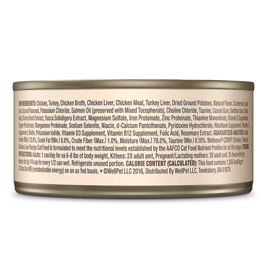 PetSmart Wellness CORE Natural Grain Free Dry Cat Food for Optimal Health