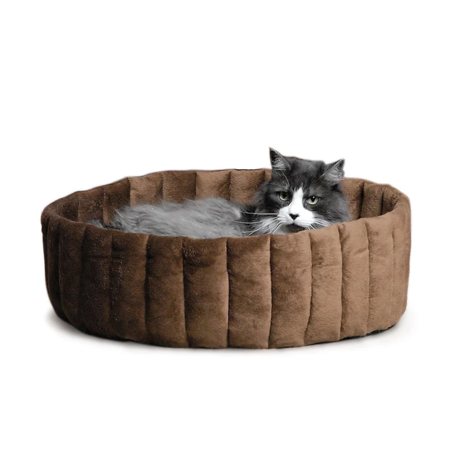 PetSmart Round Kitty Kup Cat Bed - Cozy & Cute Pet Bed for Cats