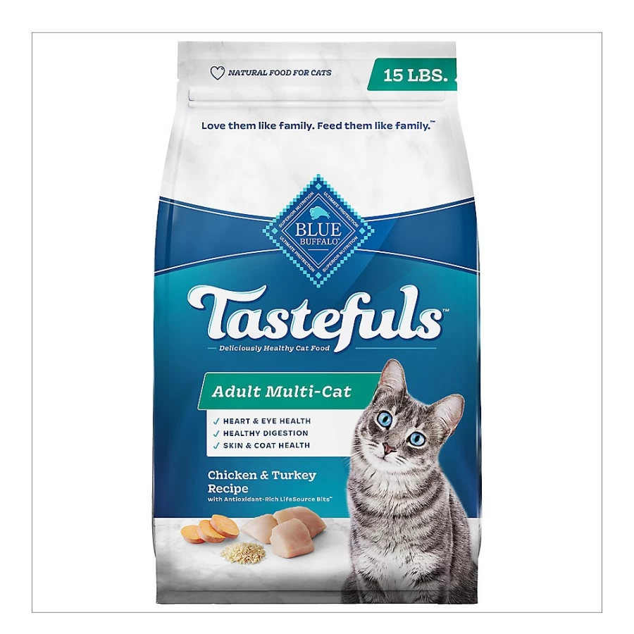PetSmart Blue Buffalo Tastefuls Natural Adult Dry Cat Food with Chicken & Turkey Recipe