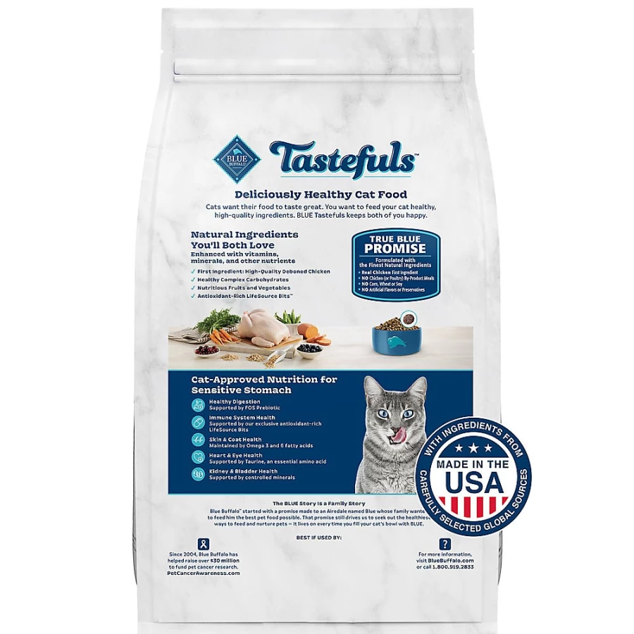 PetSmart Blue Buffalo Tastefuls Natural Adult Dry Cat Food with Chicken & Turkey Recipe