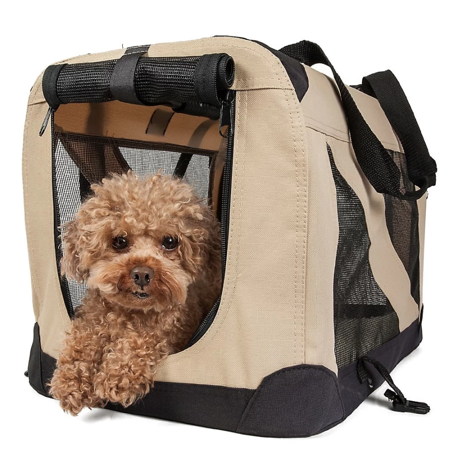 PetSmart 360-Degree Deluxe Vista View Pet Carrier for Dogs & Cats - Airline Approved Travel Carrier