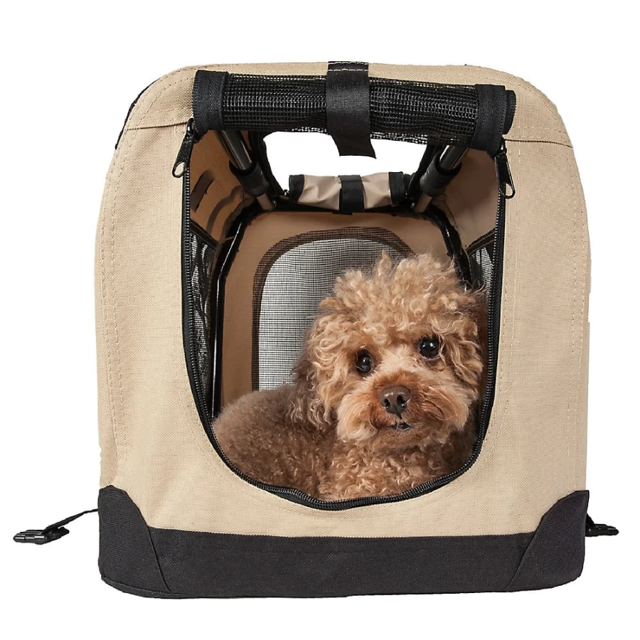 PetSmart 360-Degree Deluxe Vista View Pet Carrier for Dogs & Cats - Airline Approved Travel Carrier