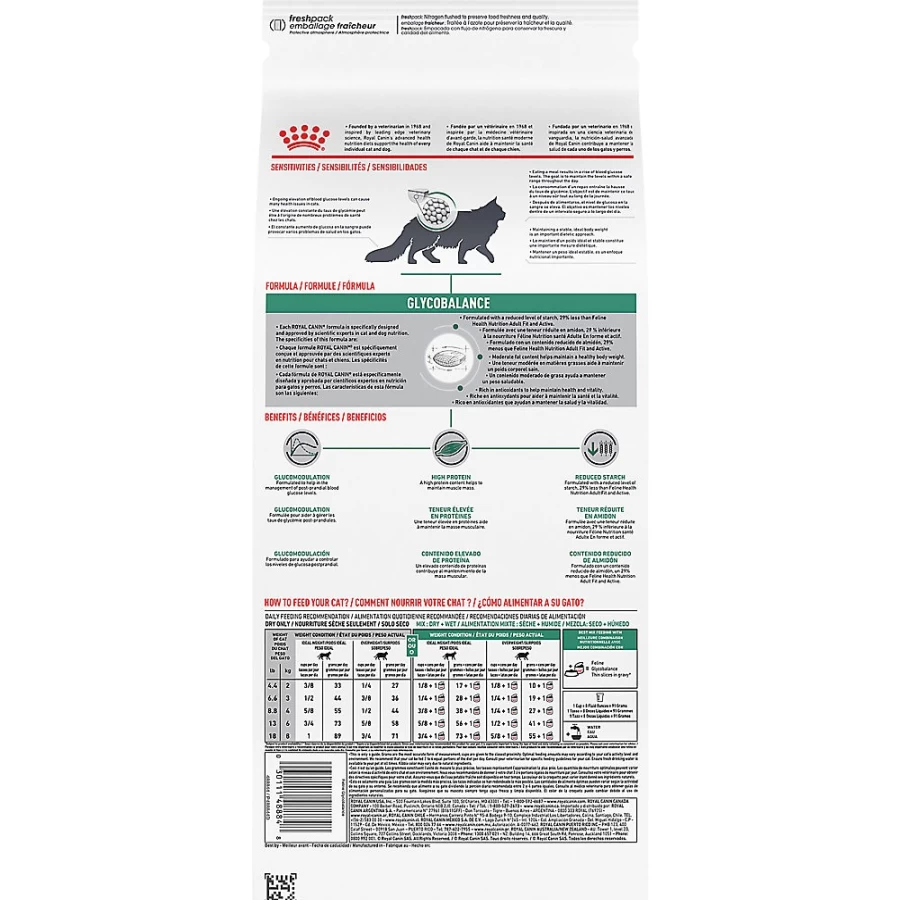 "Royal Canin Glycobalance Veterinary Diet Dry Cat Food for Adult Cats - PetSmart"