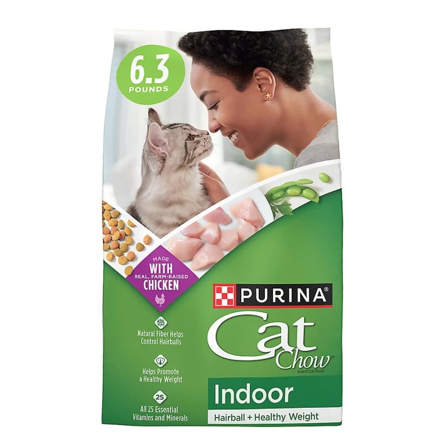 Purina Cat Chow Indoor Adult Dry Cat Food with Real Chicken - Natural Recipe by PetSmart