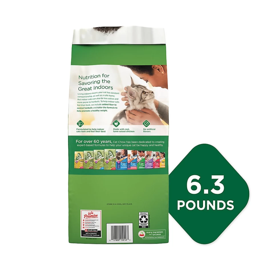 Purina Cat Chow Indoor Adult Dry Cat Food with Real Chicken - Natural Recipe by PetSmart